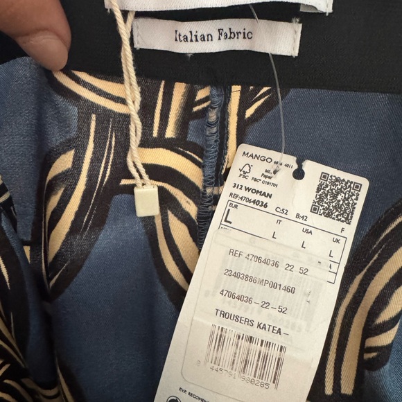 Mango Chain Patterned Pants - Picture 4 of 4